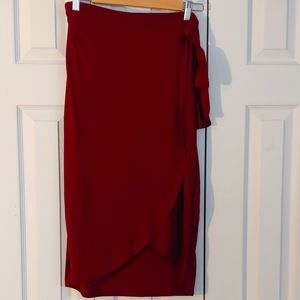 Saints Red Wrap Shirt